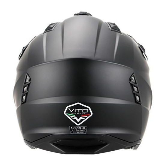 Casque Jet VITO Predator Noir Mat