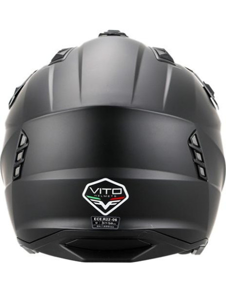 Casque Jet VITO Predator Noir Mat