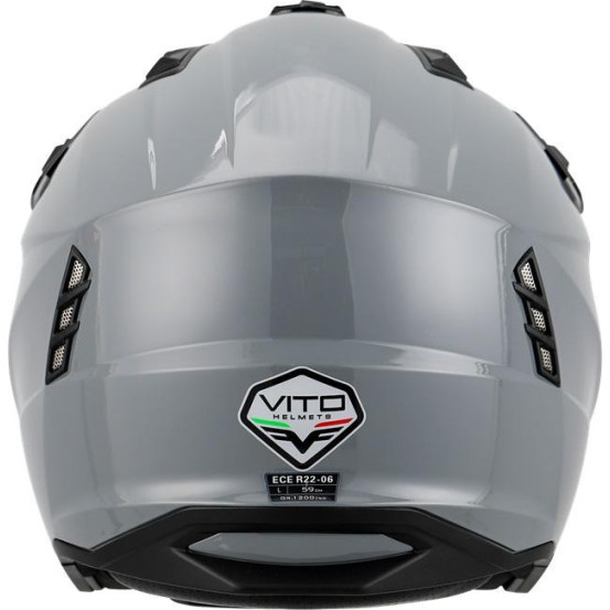 Casque Jet VITO Predator Gris Nardo