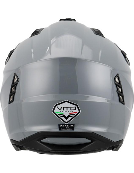 Casque Jet VITO Predator Gris Nardo