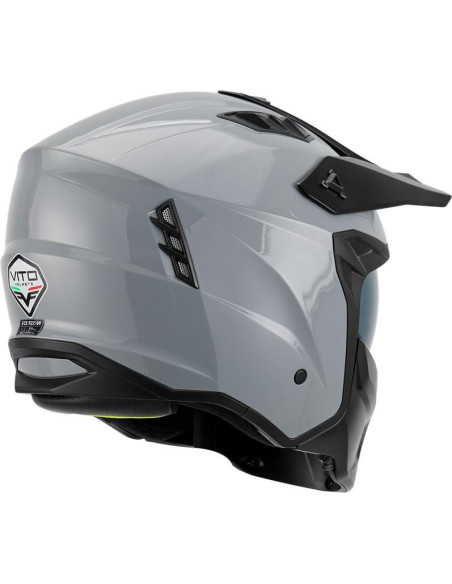 Casque Jet VITO Predator Gris Nardo