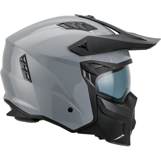 Casque Jet VITO Predator Gris Nardo