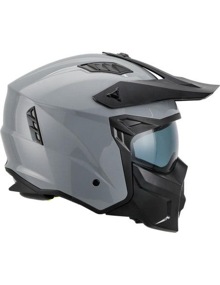 Casque Jet VITO Predator Gris Nardo