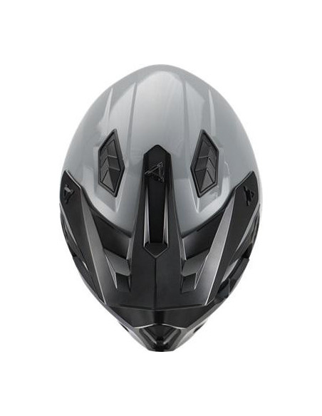 Casque Jet VITO Predator Gris Nardo