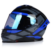 Écran / visière de casque VITO Presto - Bleu (montage avec Pinlock 30)