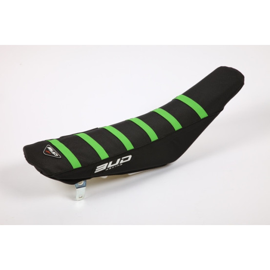 Housse de selle BUD Full Traction Kawasaki 250 KXF 2013-2018 450 KXF 2012-2018