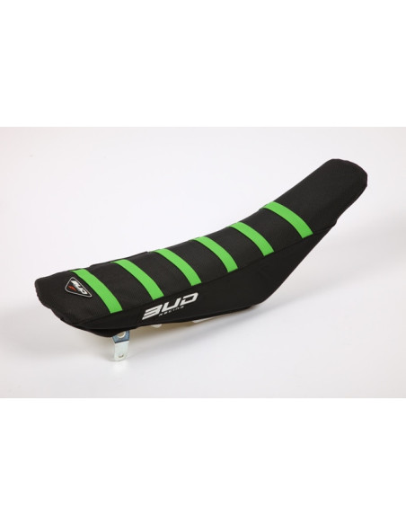Housse de selle BUD Full Traction Kawasaki 250 KXF 2013-2018 450 KXF 2012-2018