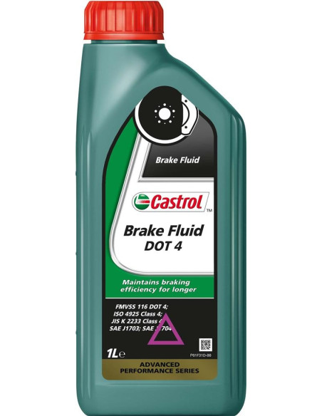 Liquide de frein CASTROL DOT 4 1 Litre