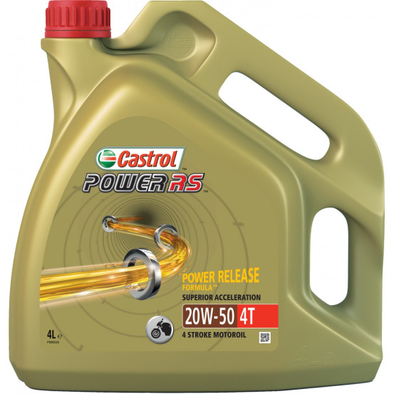 Huile moteur CASTROL 4T Power RS 20W50 4 Litres