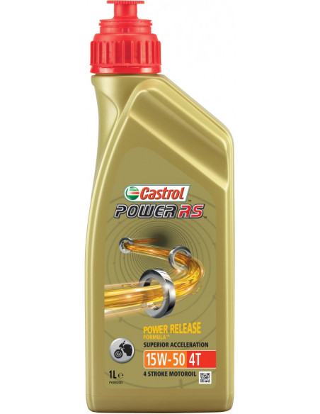 Huile moteur CASTROL 4T Power RS 15W50 1 Litre