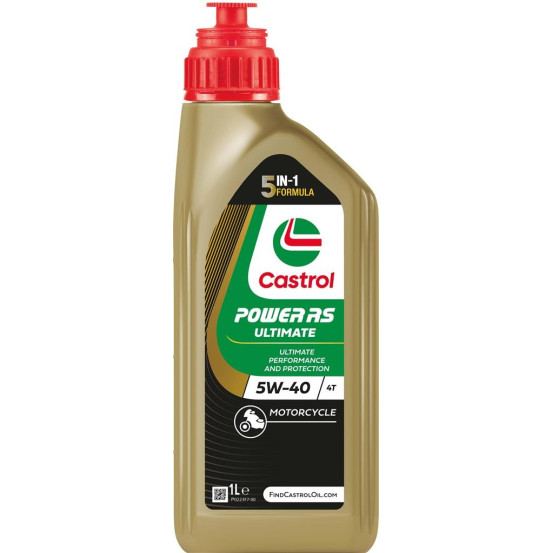 Huile moteur CASTROL 4T Power RS Ultimate 5W40 1 Litre