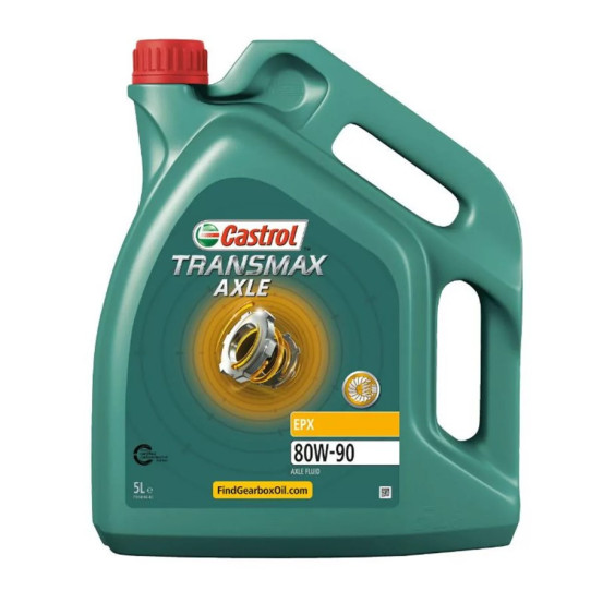 Huile de pont CASTROL 80W90 TRANSMAX AXLE EPX 5 Litres