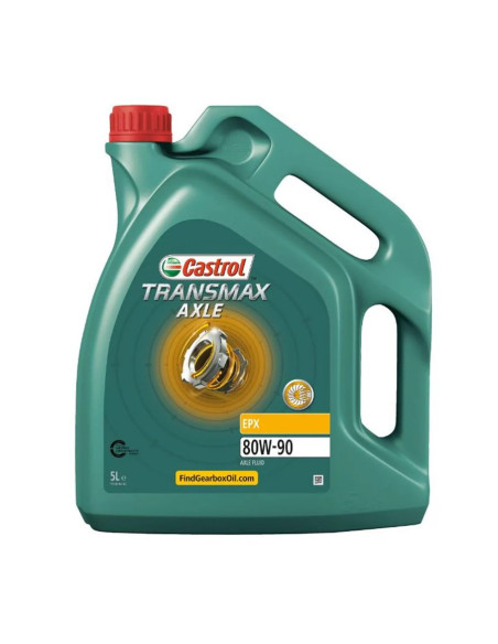 Huile de pont CASTROL 80W90 TRANSMAX AXLE EPX 5 Litres