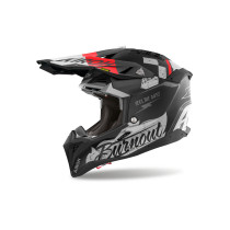 Casque cross Airoh Aviator 3 Burnout - Noir Mat