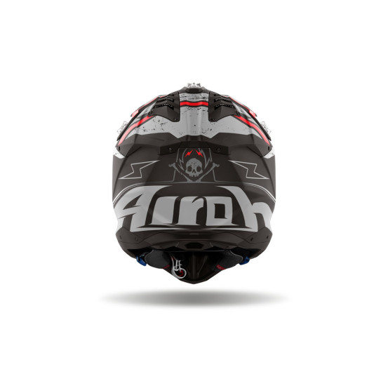 Casque cross Airoh Aviator 3 Burnout - Noir Mat