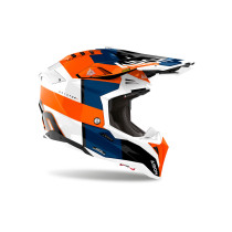 Casque cross Airoh Aviator 3 Monarch - Orange 2