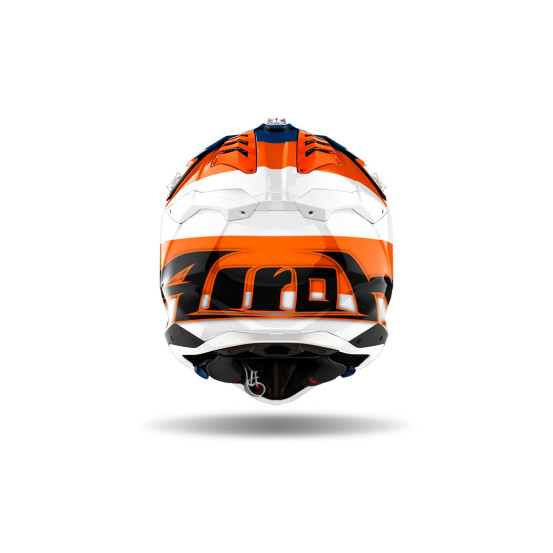 Casque cross Airoh Aviator 3 Monarch - Orange