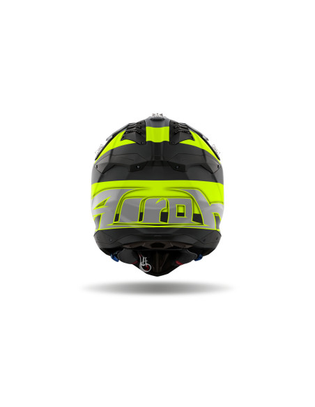 Casque cross Airoh Aviator 3 Monarch - Jaune Mat
