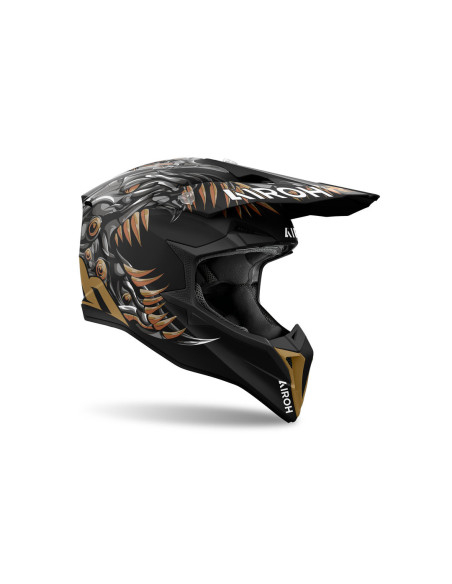 Casque cross Airoh Wraaap - Cyborg