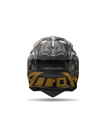 Casque cross Airoh Wraaap - Cyborg