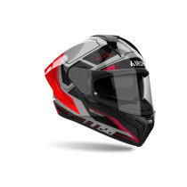 Casque intégral Airoh Matryx Rocket - Rouge Fluo 2