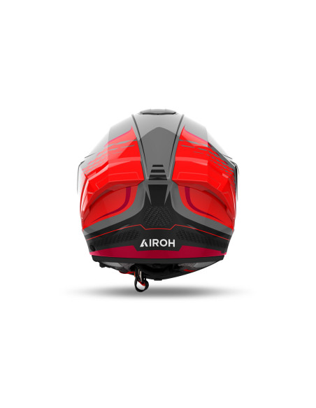 Casque intégral Airoh Matryx Rocket - Rouge Fluo