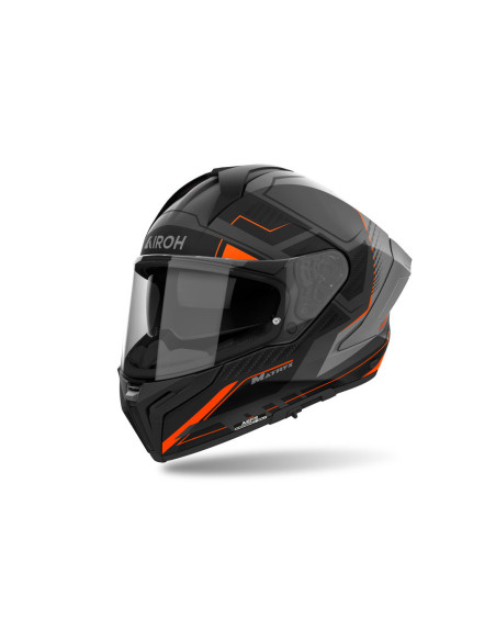 Casque intégral Airoh Matryx Rocket - Orange Mat