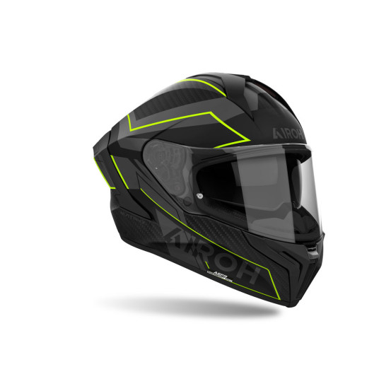 Casque intégral Airoh Matryx Sentinel - Jaune Mat