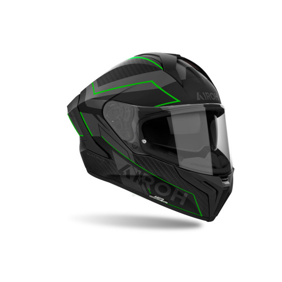 Casque intégral Airoh Matryx Sentinel - Vert Mat