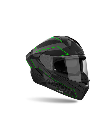 Casque intégral Airoh Matryx Sentinel - Vert Mat