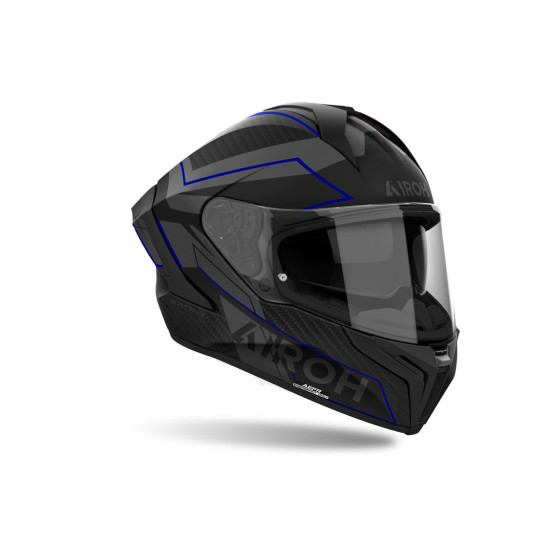 Casque intégral Airoh Matryx Sentinel - Bleu Mat