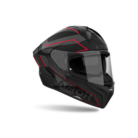 Casque intégral Airoh Matryx Sentinel - Rouge Mat