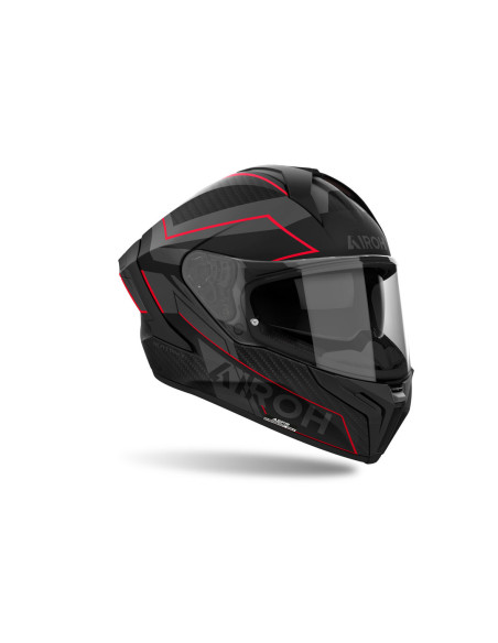 Casque intégral Airoh Matryx Sentinel - Rouge Mat
