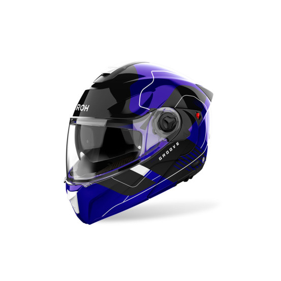 Casque modulable Airoh Specktre Groove - Bleu