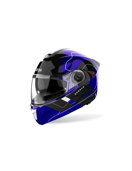 Casque modulable Airoh Specktre Groove - Bleu
