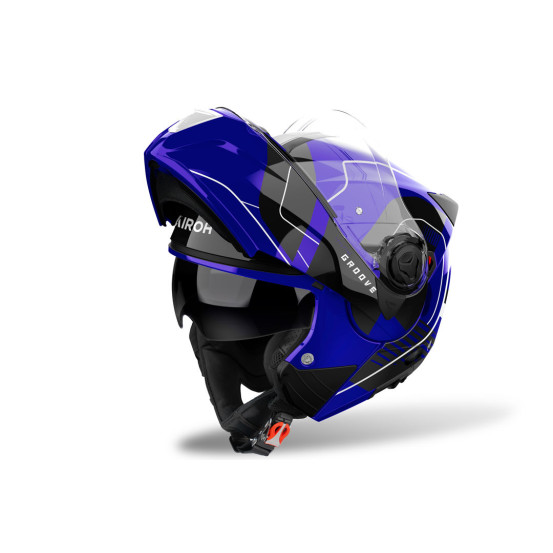Casque modulable Airoh Specktre Groove - Bleu