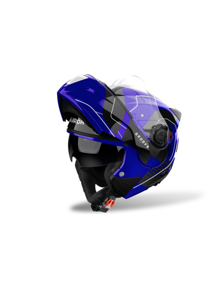 Casque modulable Airoh Specktre Groove - Bleu
