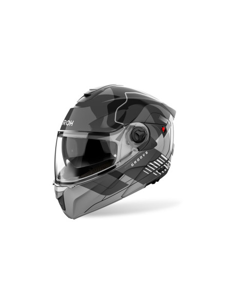 Casque modulable Airoh Specktre Groove - Gris