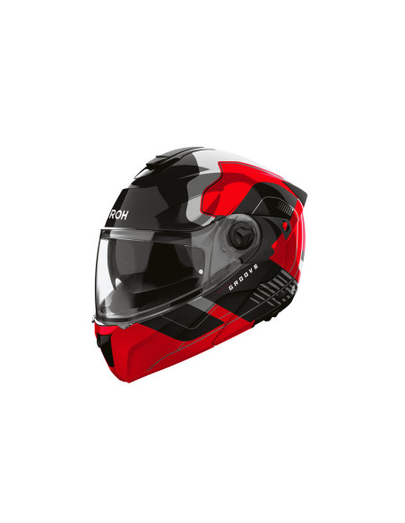 Casque modulable Airoh Specktre Groove - Rouge