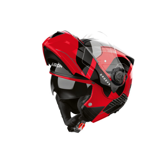 Casque modulable Airoh Specktre Groove - Rouge