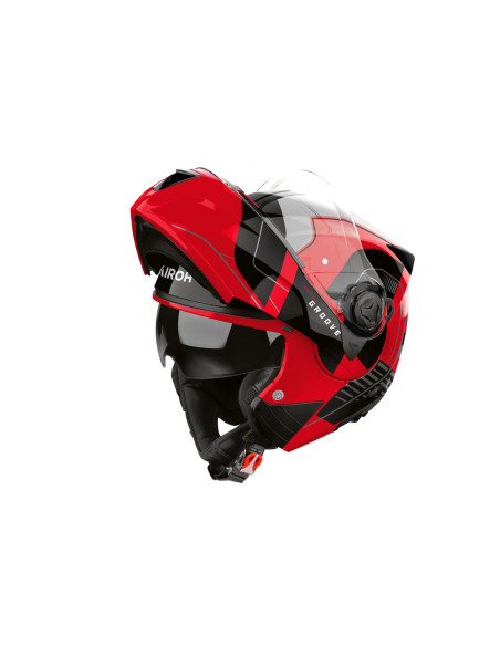 Casque modulable Airoh Specktre Groove - Rouge
