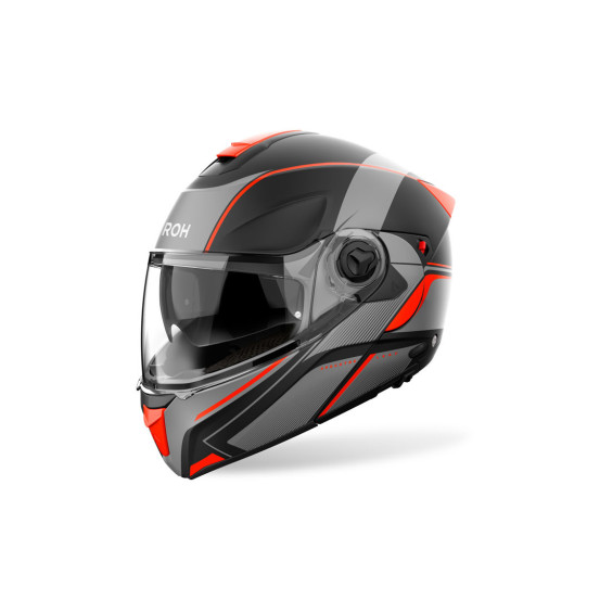 Casque modulable Airoh Specktre Leaf - Orange Mat