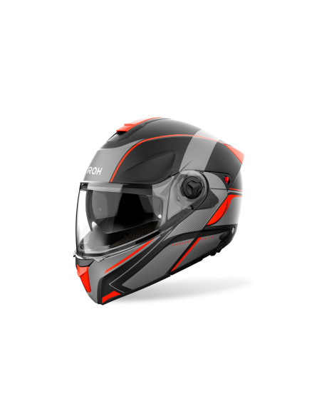 Casque modulable Airoh Specktre Leaf - Orange Mat