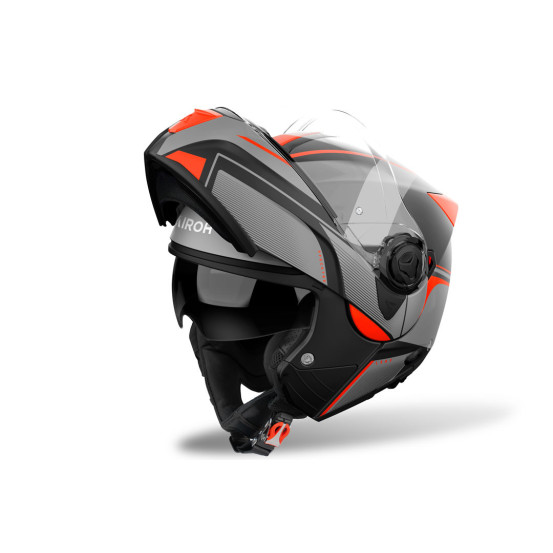 Casque modulable Airoh Specktre Leaf - Orange Mat