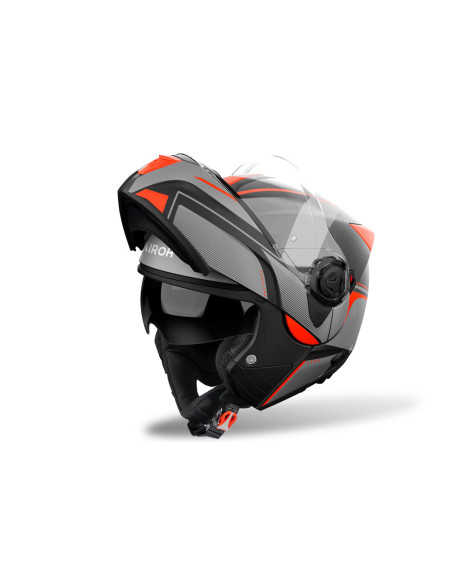 Casque modulable Airoh Specktre Leaf - Orange Mat