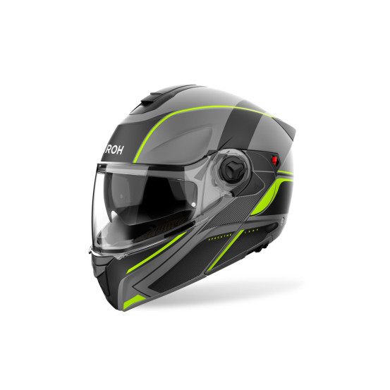 Casque modulable Airoh Specktre Leaf - Jaune Mat