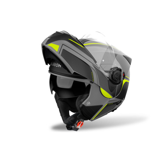 Casque modulable Airoh Specktre Leaf - Jaune Mat