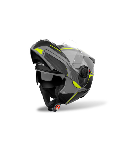 Casque modulable Airoh Specktre Leaf - Jaune Mat
