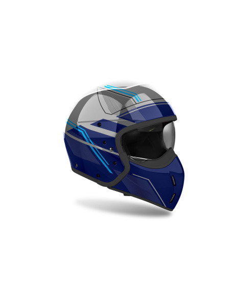 Casque modulable Airoh J 110 Slim - Bleu