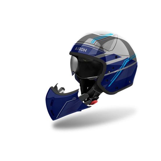 Casque modulable Airoh J 110 Slim - Bleu